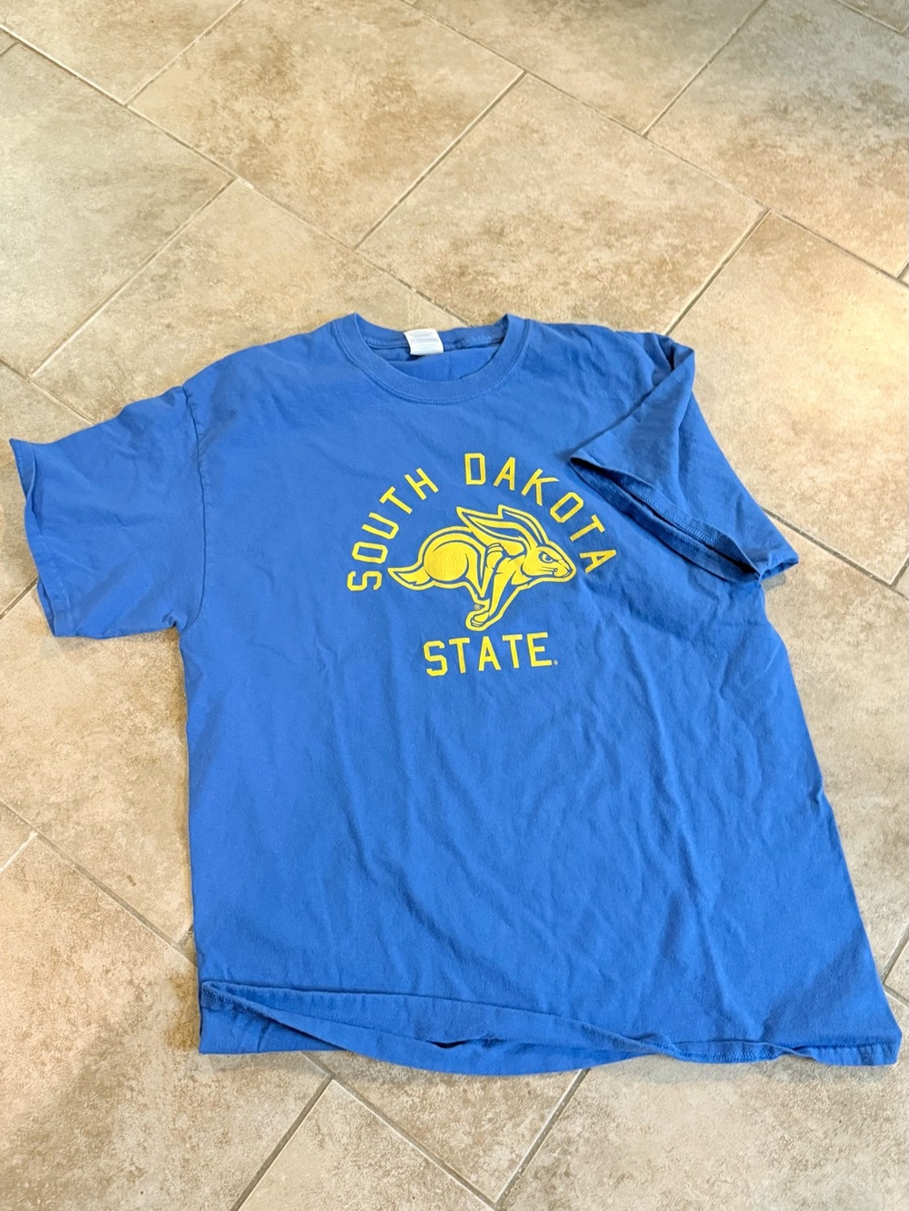 South Dakota State Jackrabbits Blue T-Shirt Size L